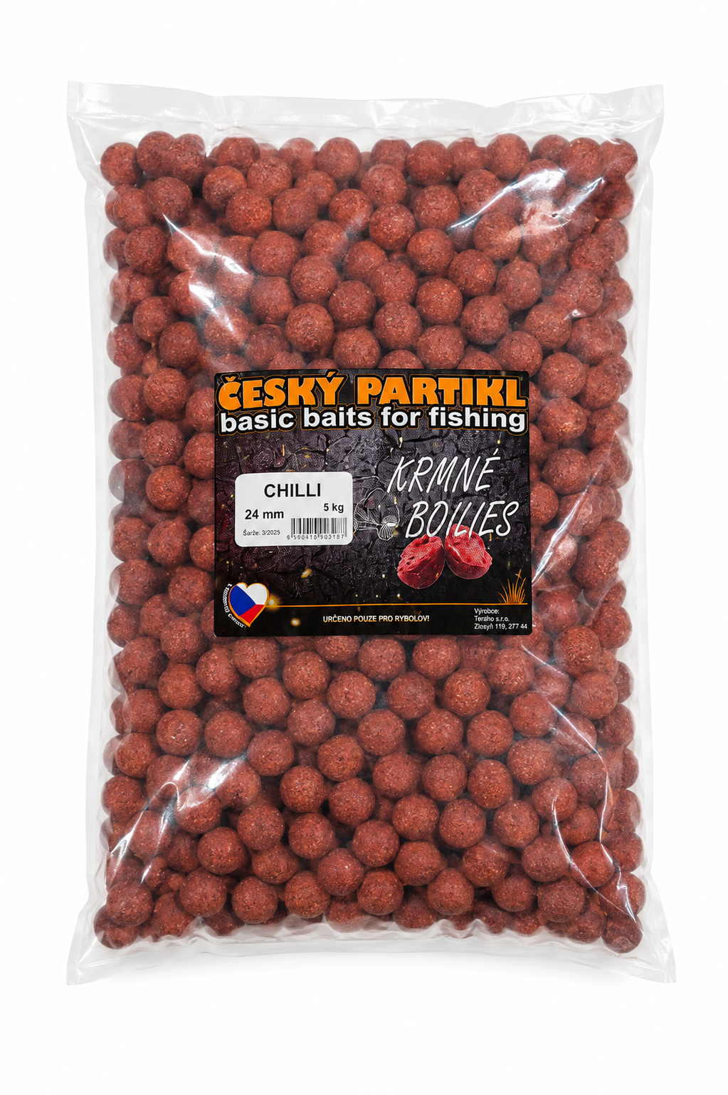 Krmné boilies 5 kg - CHILLI