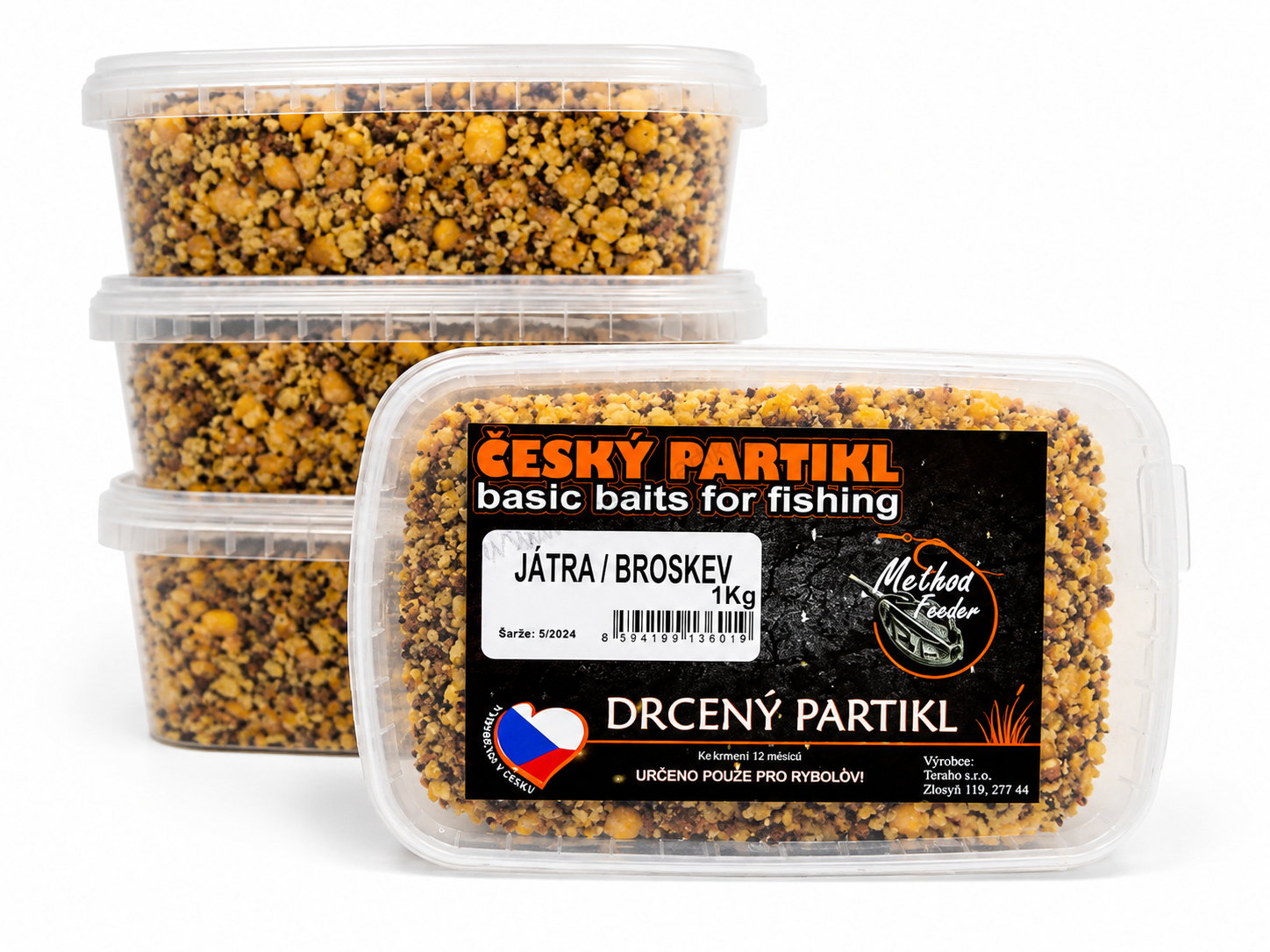 Partikl vařený DRCENÝ - JÁTRA/ BROSKEV