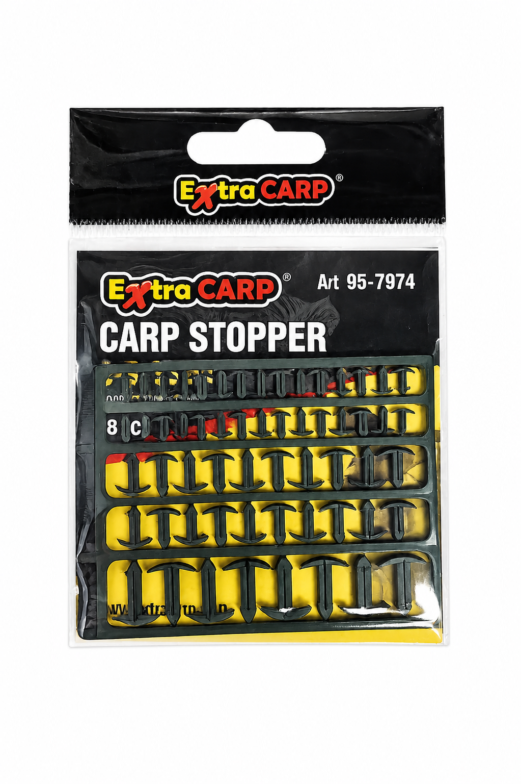 Zarážky Extra Carp 6-9-13mm olive green /58ks