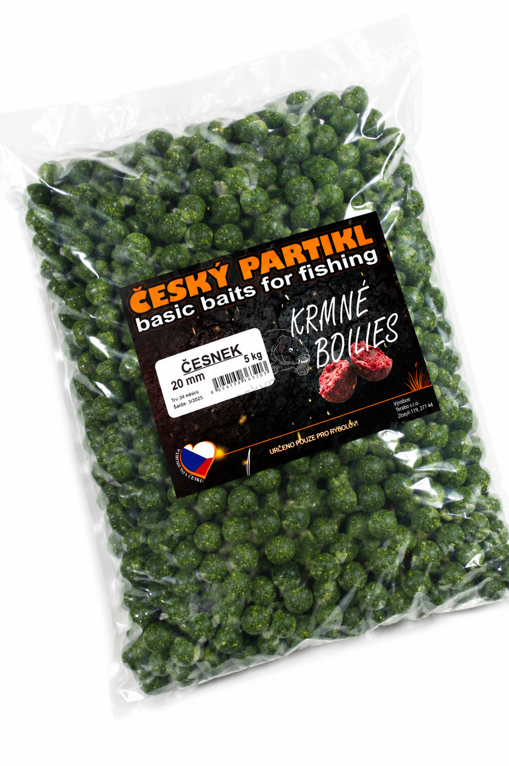 Krmné boilies 5 kg - ČESNEK