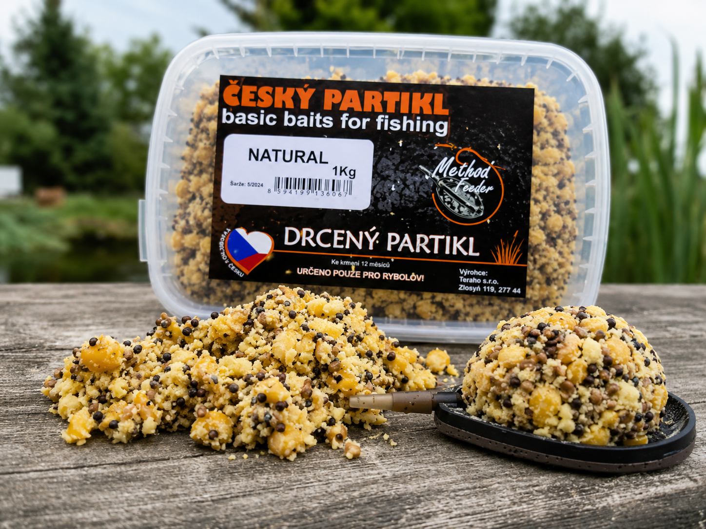 Partikl vařený DRCENÝ - NATURAL